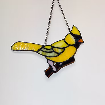 Yellow cardinal 6”x7”